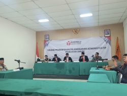 Bawaslu Kabupaten Tangerang Sebut Laporan M. Rizal Caleg PAN Tidak Terbukti 