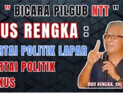 Pius Rengkar Soroti Kegelapan Politik: Partai Politik Kelaparan akan Kekuasaan dan Keserakahan Finansial