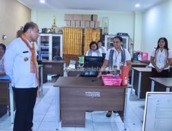Linus Lusi Sidak Sekretariat dan Perumda Air, Pastikan Kinerja Pegawai Optimal