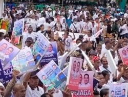 Deklarasi Akbar Paket SIAGA di TTS, Ribuan Warga Soraki Simon Petrus Kamlasi Sebagai Putra Terbaik Timor