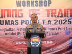 Kadiv Humas Polri Buka Workshop TOT 2025, Targetkan SDM Unggul