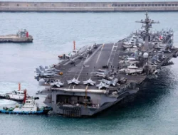 Kapal Induk AS Tiba di Korea Selatan