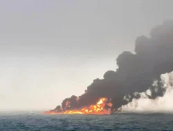 Kapal Tanker AS dan Portugal Tabrakan di Pantai Inggris