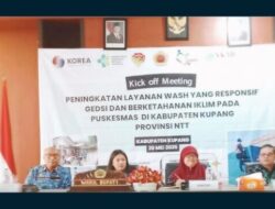 Tingkatkan Pelayanan Publik Pemkab Kupang Luncurkan Program WASH
