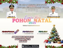 Pendaftaran Lomba Hias Pohon Natal Kabupaten Kupang 2025 Resmi Diperpanjang