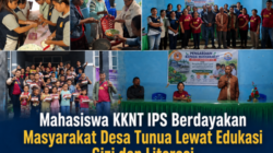 Mahasiswa KKNT Institut Pendidikan Soe Gelar PKM di Desa Tunua, Dorong Pencegahan Stunting Lewat Sayur Lokal dan Literasi Anak