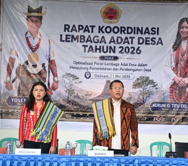 buka-rakor-lad-2026-yosef-lede-ajak-tokoh-adat-jadi-garda-terdepan-jaga-persatuan-dan-ketahanan-desa