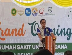 Grand Opening RSU Undana, Prof. Jefri Bale: Pelayanan Kemanusiaan Harus Mengalahkan Birokrasi