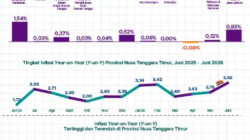 Harga Pangan dan Transportasi Picu Inflasi NTT, Daya Beli Masyarakat Mulai Tertekan