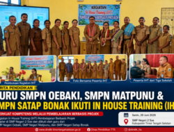 Kadis PK TTS Apresiasi Kolaborasi Tiga SMP Gelar IHT Pembelajaran Mendalam