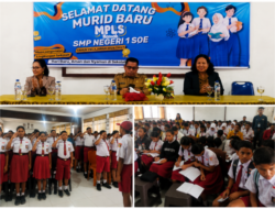350 Murid Baru SMP Negeri 1 SoE Ikuti MPLS Ramah, Kadis PK TTS Resmi Membuka Kegiatan