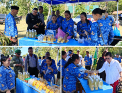 Bukan Sekadar Meriahkan HUT RI, SMK Negeri Polen Pamerkan Produk Karya Murid di Stan Kecamatan
