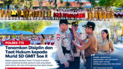 Polres TTS Tanamkan Disiplin dan Taat Hukum kepada Warga SD GMIT Soe II