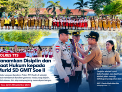 Polres TTS Tanamkan Disiplin dan Taat Hukum kepada Warga SD GMIT Soe II