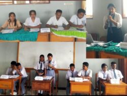 Perdana Digelar Terbuka, Empat Paslon Ketua OSIS SMA Negeri Pantola Adu Gagasan