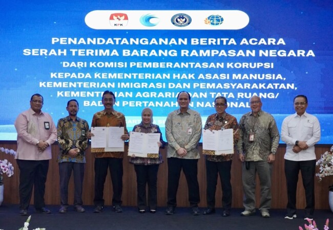 aset-rampasan-kpk-rp763-juta-diserahkan-ke-atr-bpn-bakal-dimanfaatkan-untuk-kedinasan